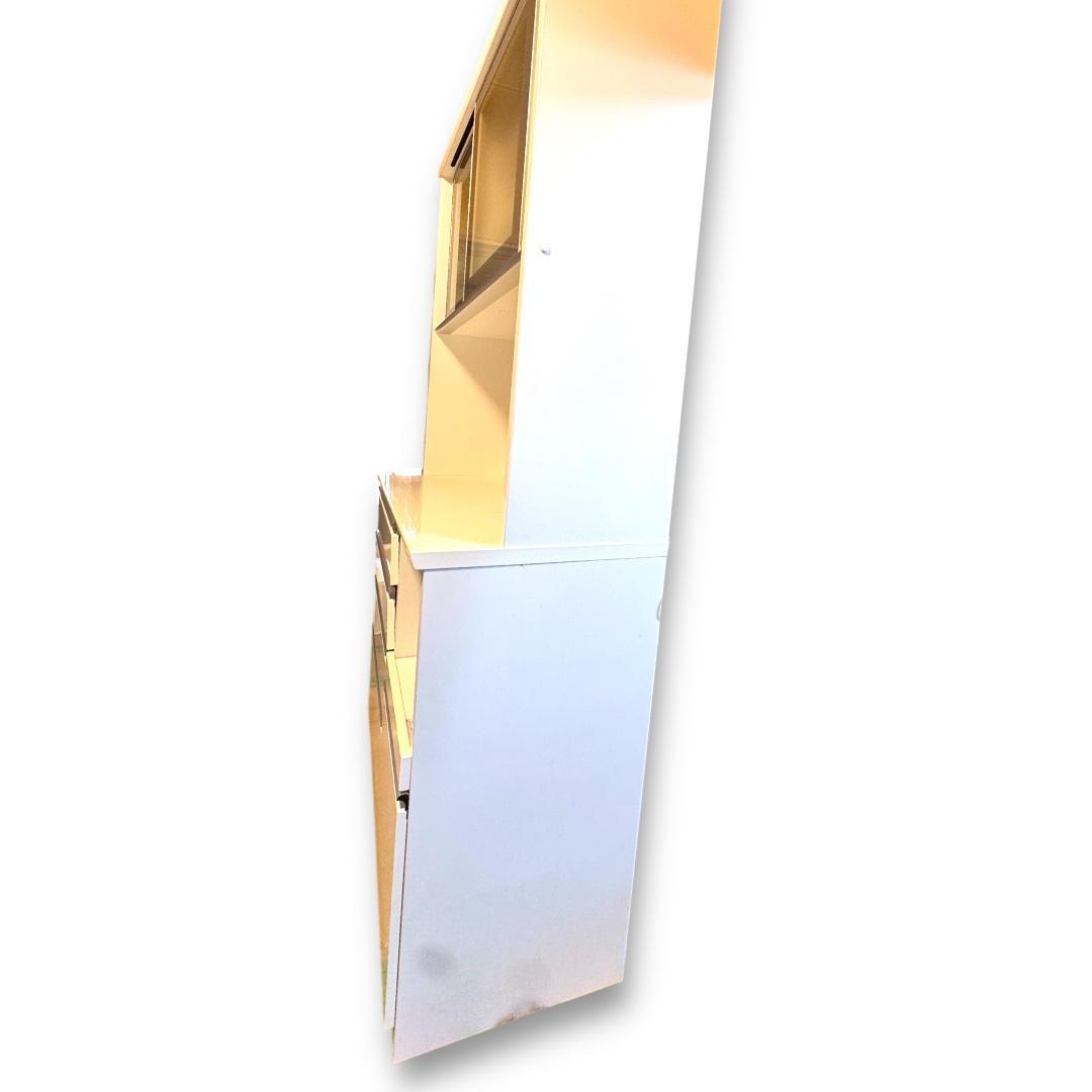 【みー】ニトリ レガーレ 幅90cm 食器棚 レンジ台 美品