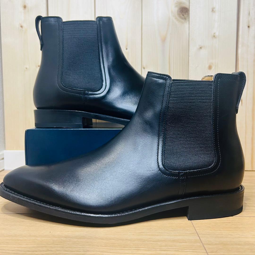 【新品未使用】REGAL 栃木レザー サイドゴアブーツ 19CL 黒 25cm