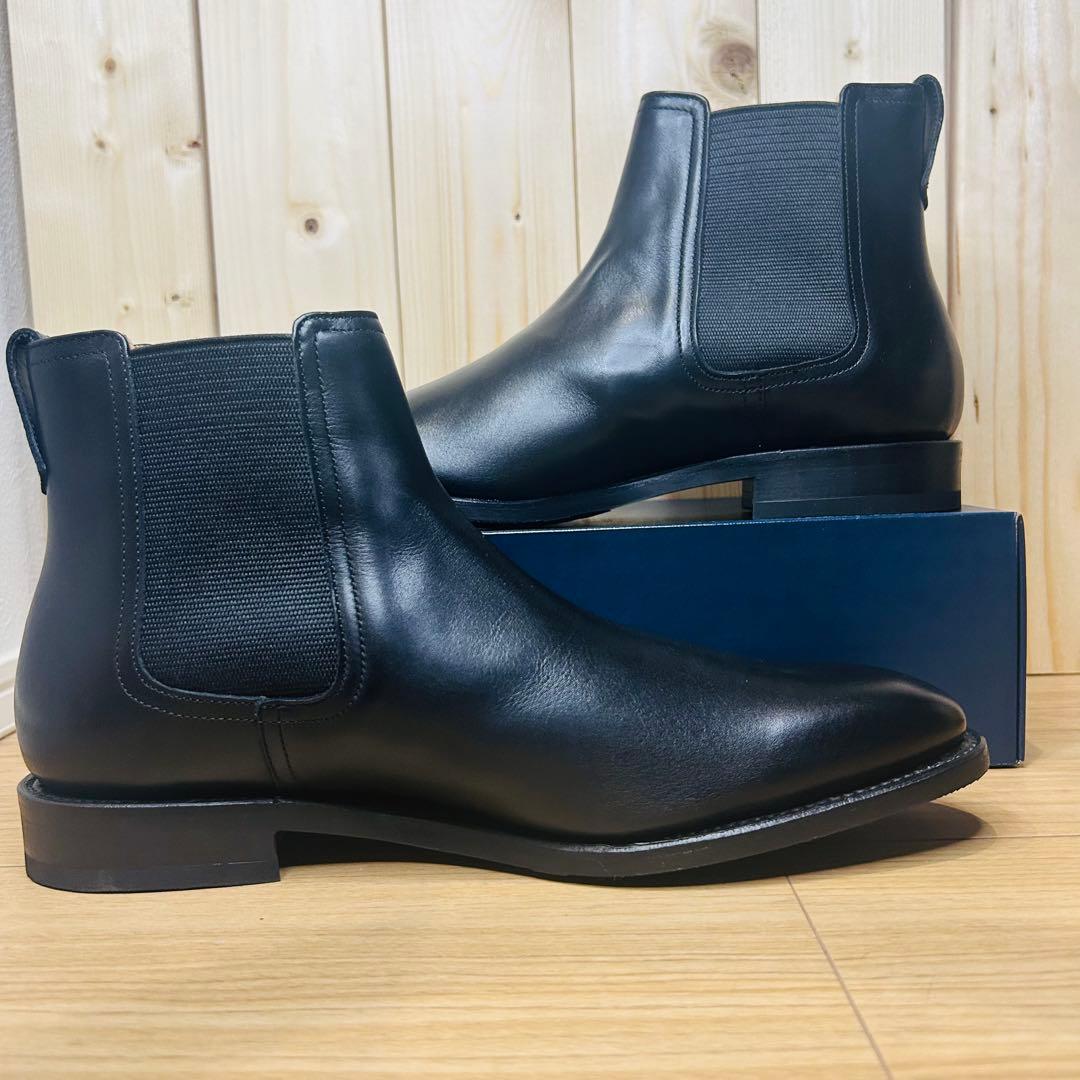 【新品未使用】REGAL 栃木レザー サイドゴアブーツ 19CL 黒 25cm