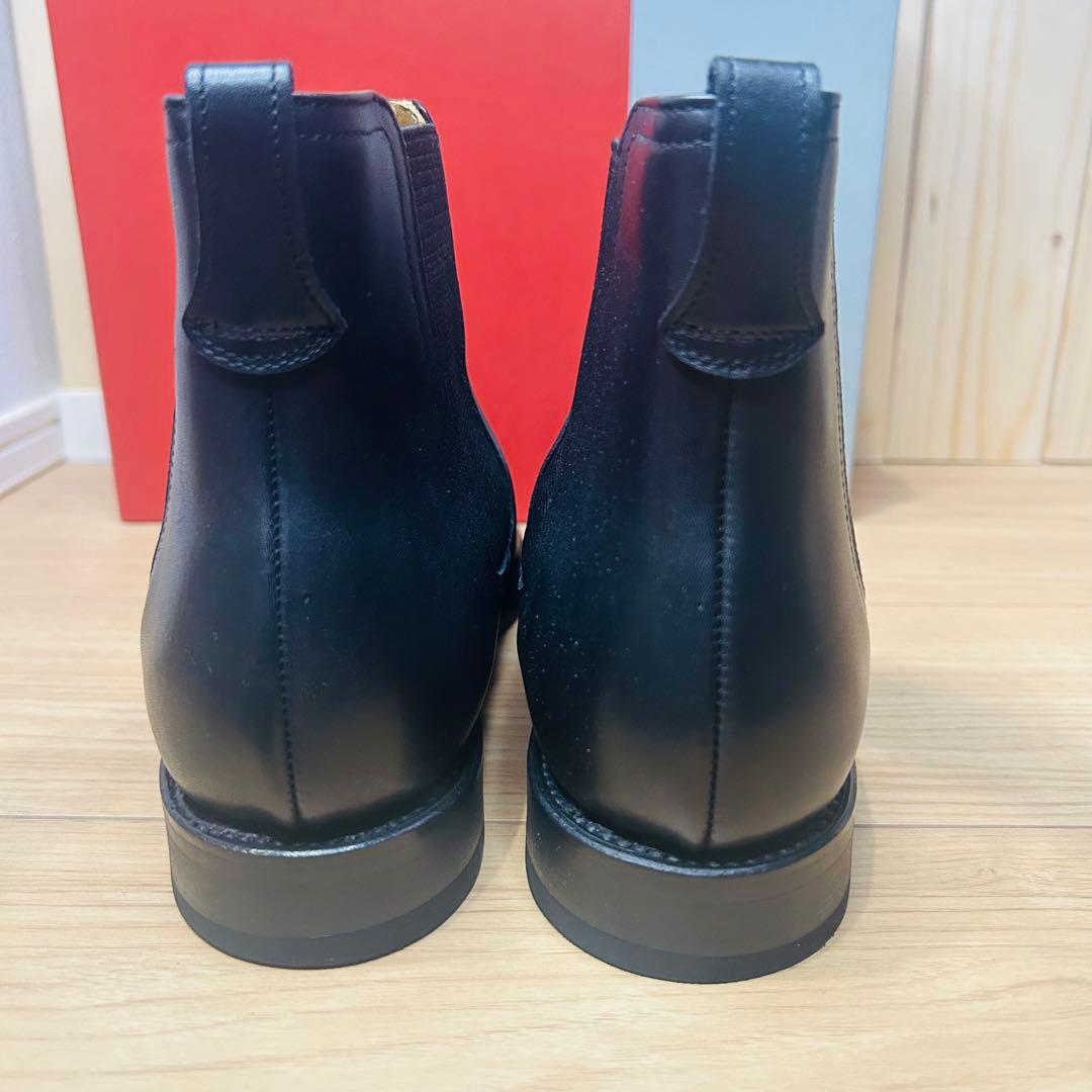 【新品未使用】REGAL 栃木レザー サイドゴアブーツ 19CL 黒 25cm