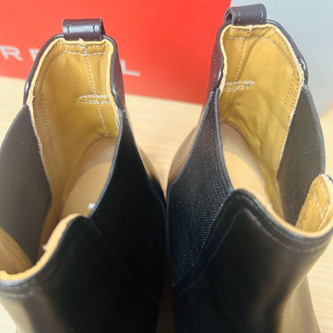 【新品未使用】REGAL 栃木レザー サイドゴアブーツ 19CL 黒 25cm