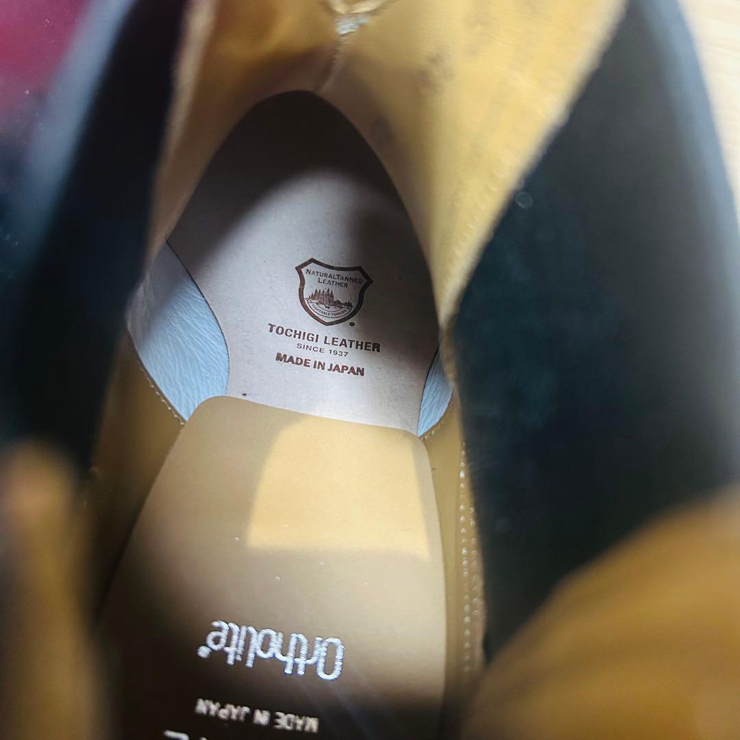 【新品未使用】REGAL 栃木レザー サイドゴアブーツ 19CL 黒 25cm