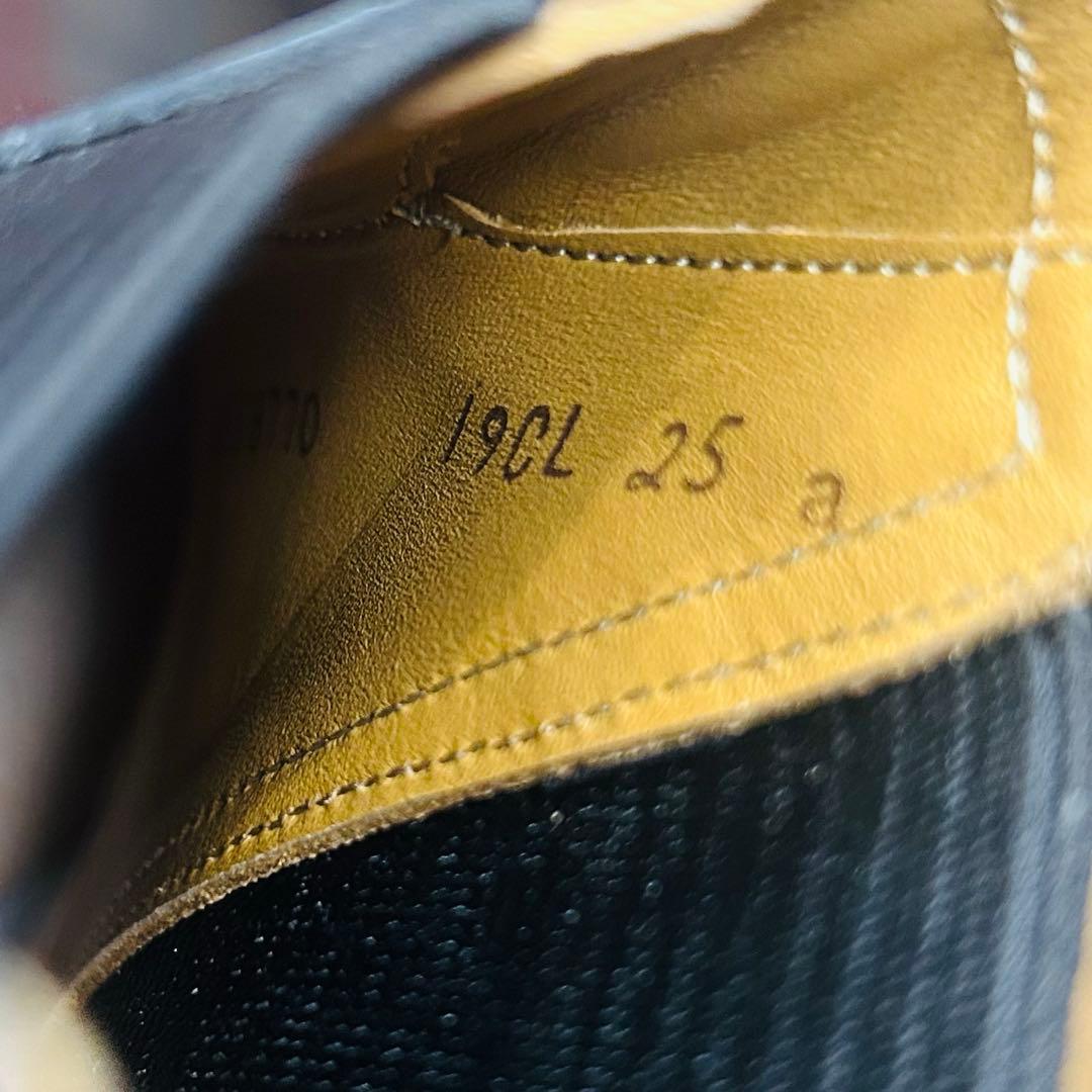 【新品未使用】REGAL 栃木レザー サイドゴアブーツ 19CL 黒 25cm