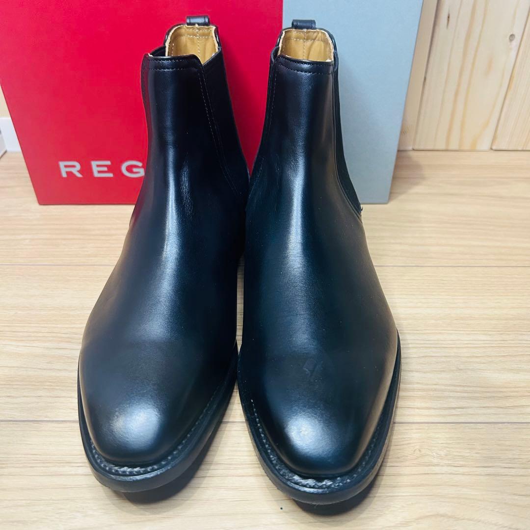 【新品未使用】REGAL 栃木レザー サイドゴアブーツ 19CL 黒 25cm
