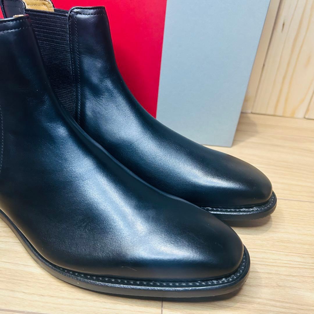 【新品未使用】REGAL 栃木レザー サイドゴアブーツ 19CL 黒 25cm