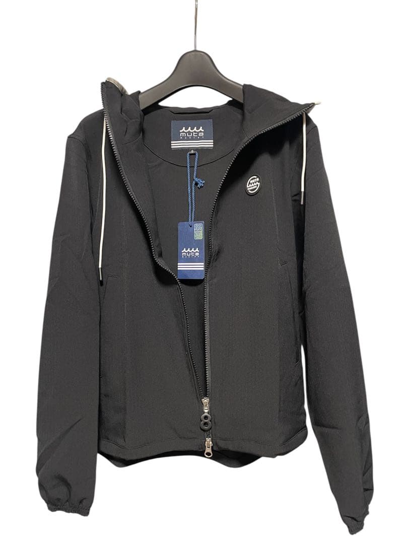 新品　muta フード付きブラックジャケット 定価24200円