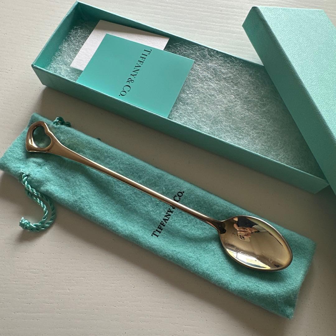 未使用✩Tiffany オープンハート スプーン