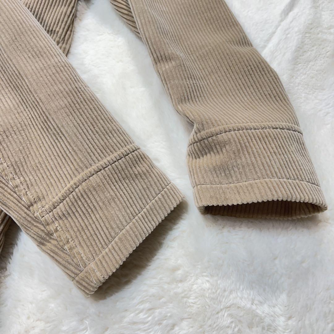 美品 THE GIGI コーデュロイ IAGO チェスターコート ダブル 42