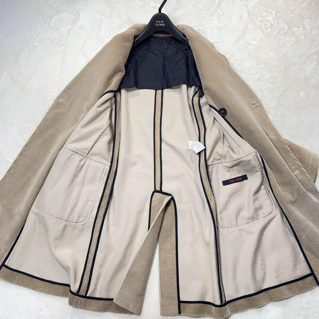 美品 THE GIGI コーデュロイ IAGO チェスターコート ダブル 42