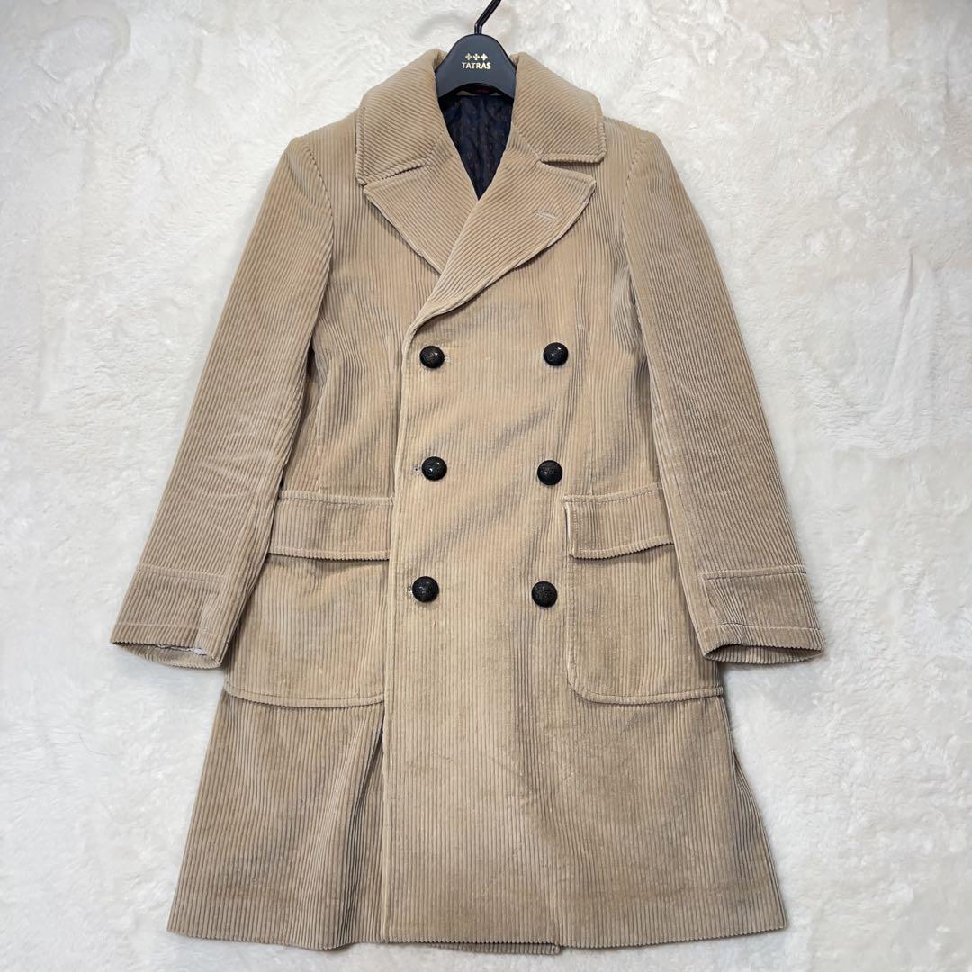 美品 THE GIGI コーデュロイ IAGO チェスターコート ダブル 42