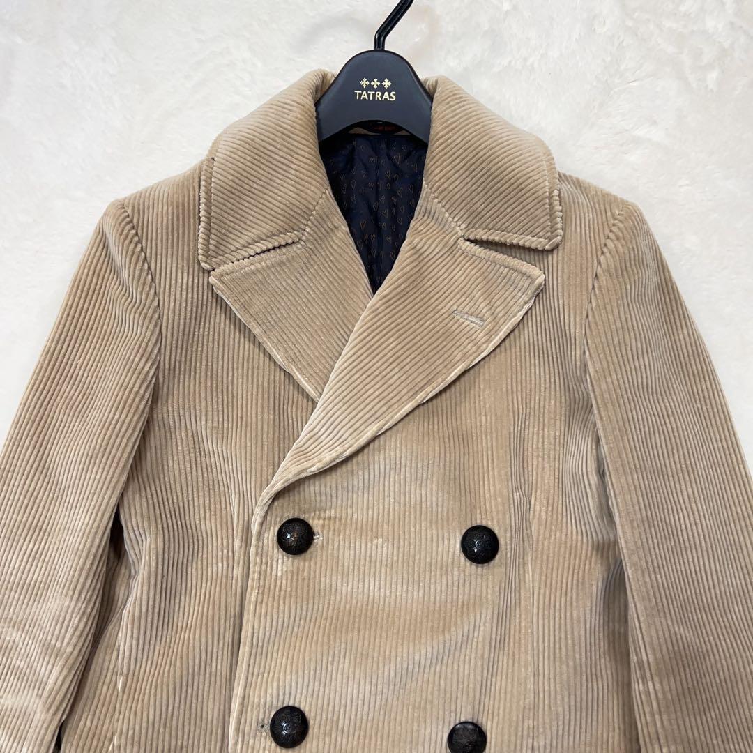 美品 THE GIGI コーデュロイ IAGO チェスターコート ダブル 42