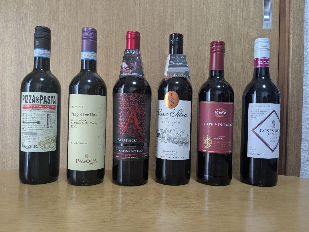 世界7カ国　赤ワイン　飲み比べ　12本セット