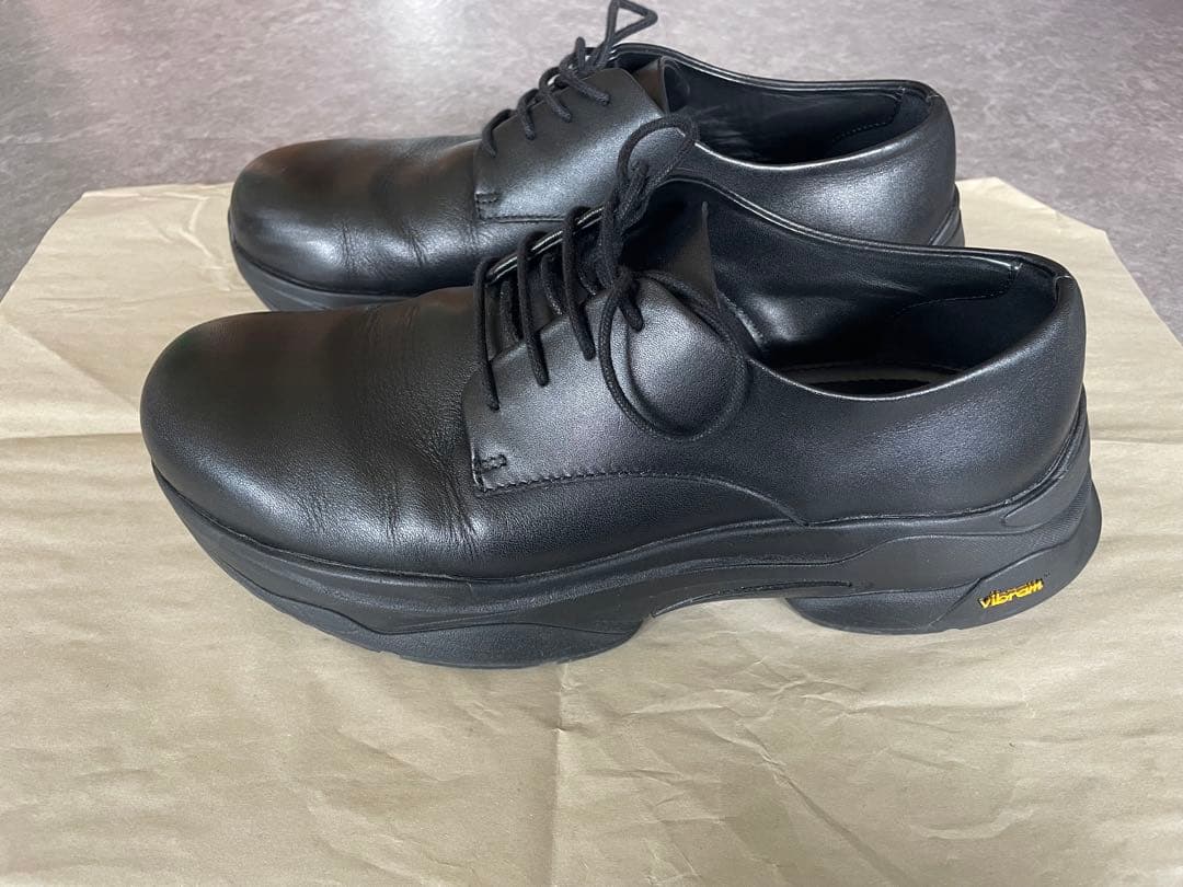 【ZARA ザラ】 Vibram® ソール レザーシューズ サイズ42-27㎝