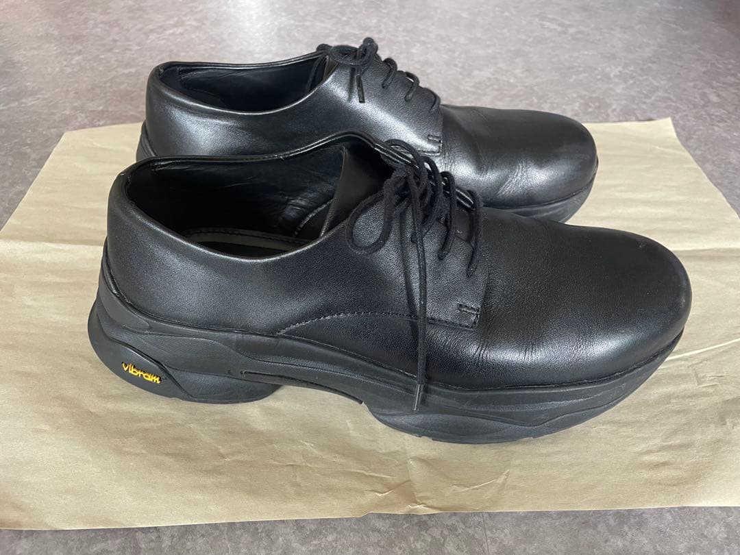 【ZARA ザラ】 Vibram® ソール レザーシューズ サイズ42-27㎝