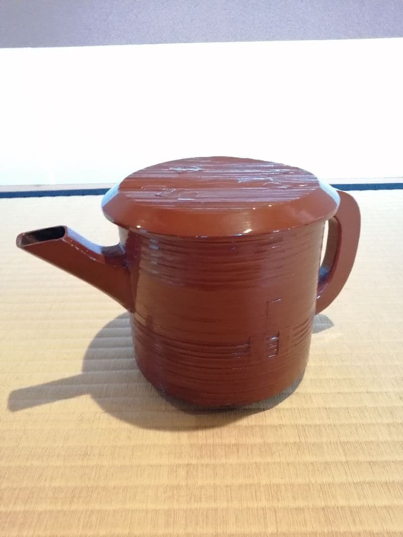 【茶事道具】秋田塗枌目飯器湯次　懐石道具