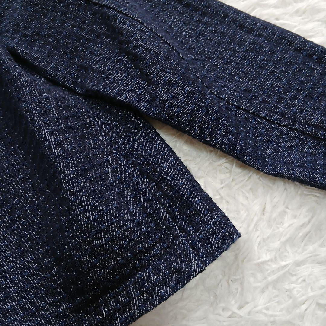 【Pal'las Palace】インディゴデニム　ノーカラージャケット