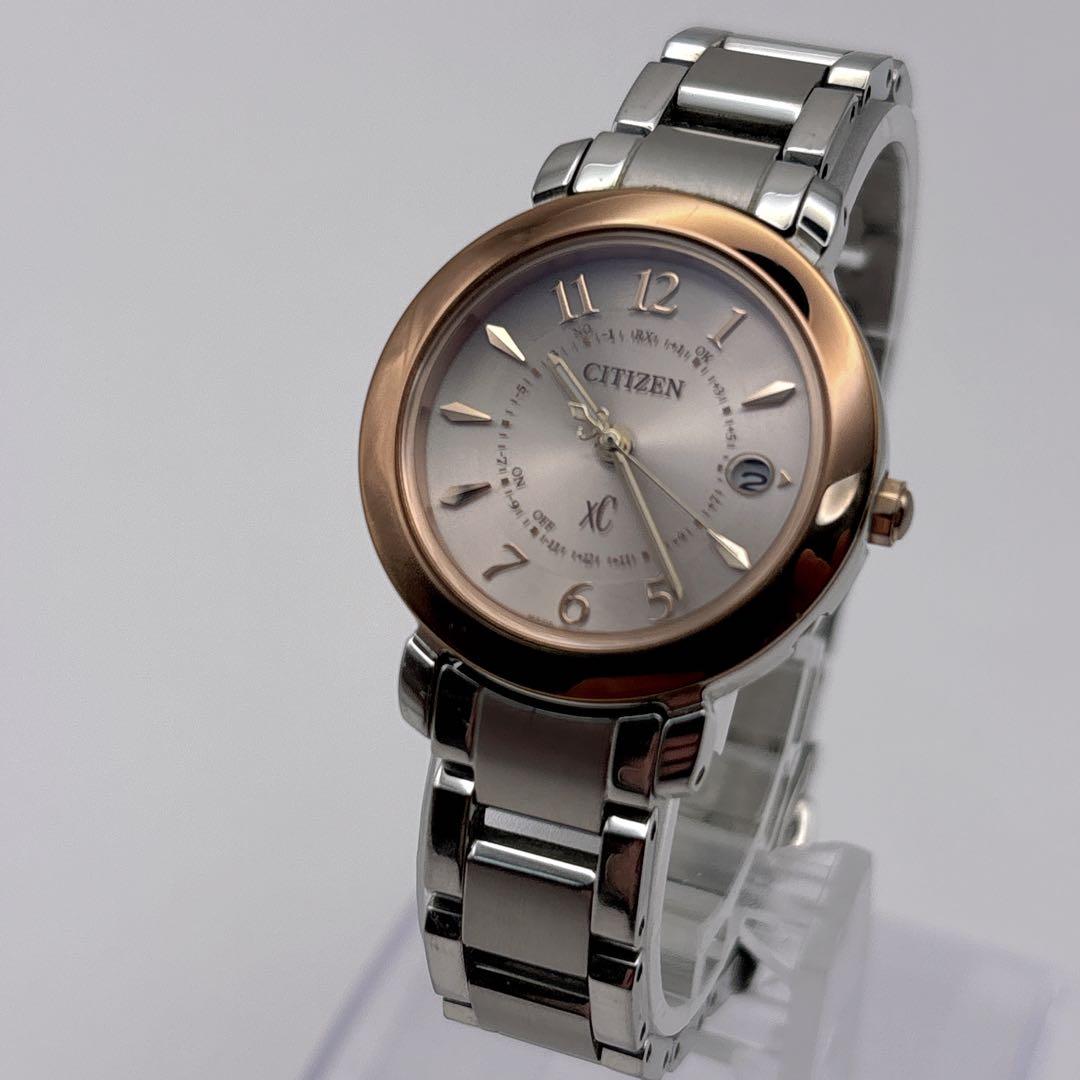 CITIZEN シチズン xC クロスシー H060 ピンク 文字盤 稼働品