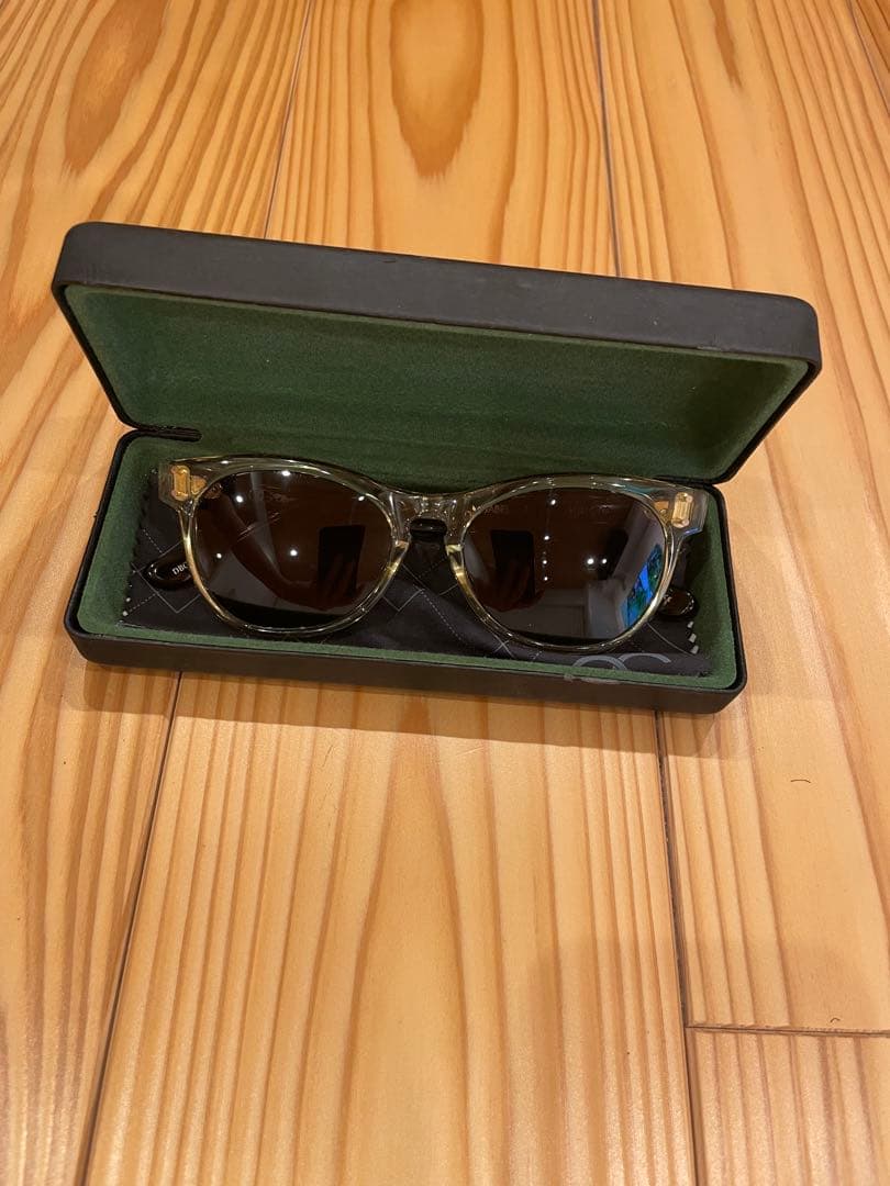 OLIVER GOLDSMITH ANNABLE サングラス クリアブラウン