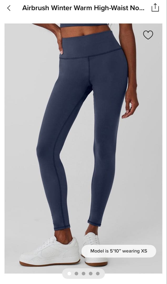 Airbrush Winter Warm ハイウエストレギンス