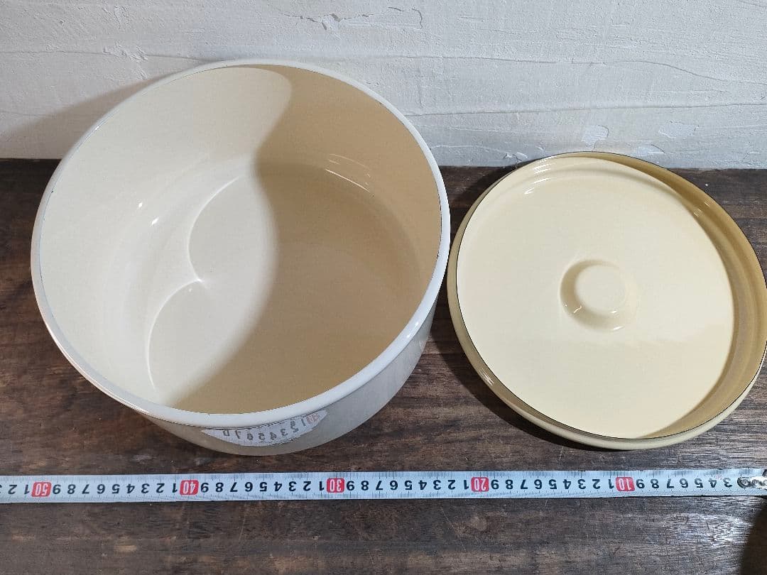 イマン イザベラ 丸缶 SML 3個 キャニスター ホーロー保存容器 未使用