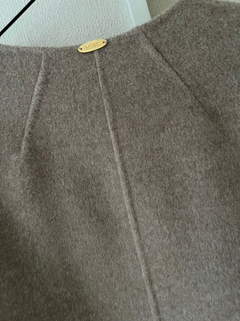 ドゥーズィエムクラス＊victorian リバーロングコート＊36ベージュ