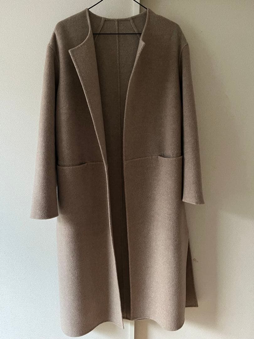 ドゥーズィエムクラス＊victorian リバーロングコート＊36ベージュ