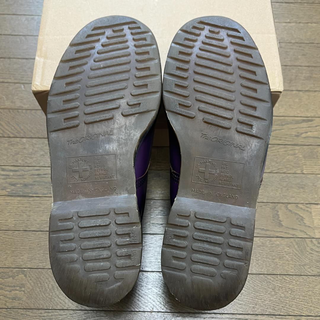 【激レア】ドクターマーチン パープル UK10(JP29cm) イングランド製