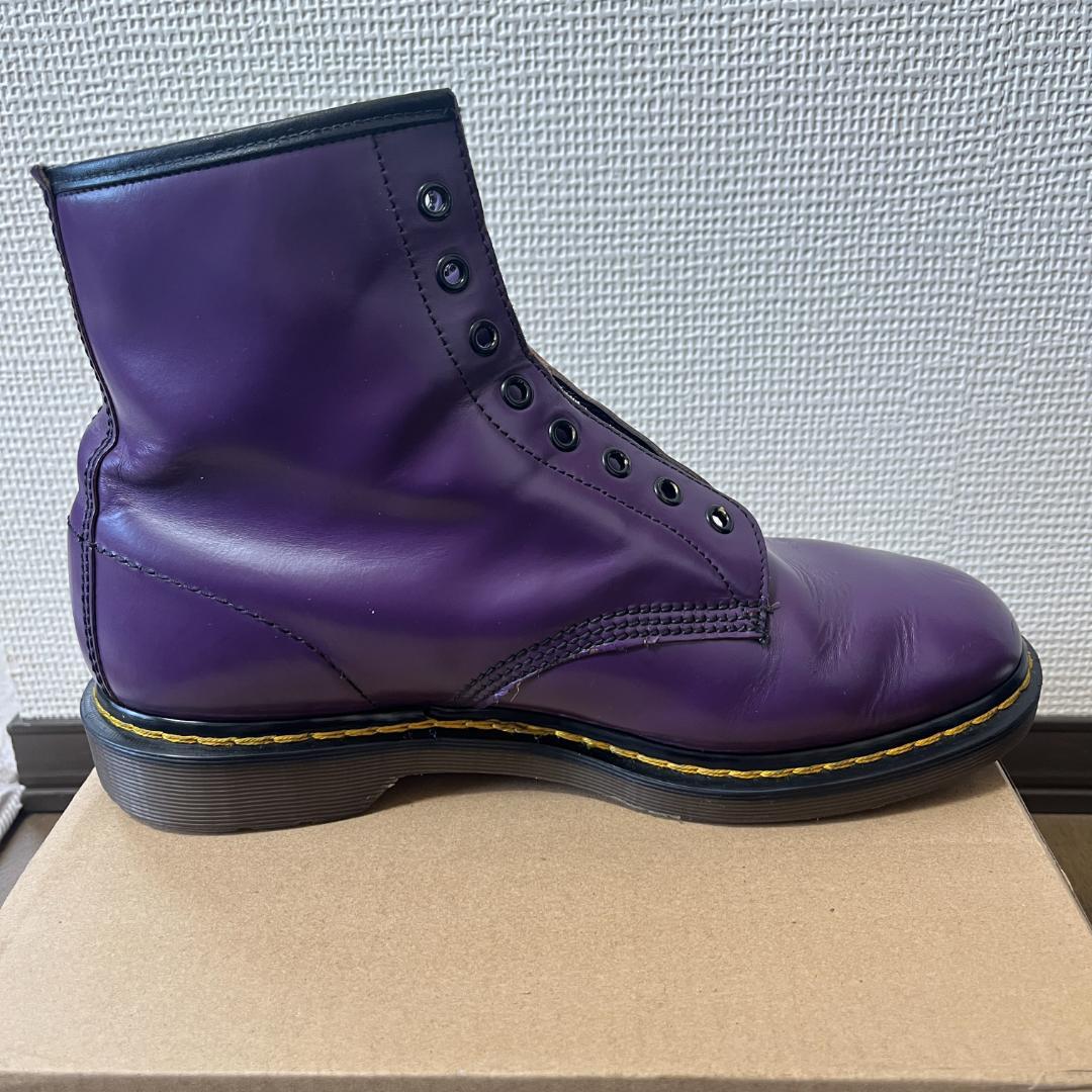 【激レア】ドクターマーチン パープル UK10(JP29cm) イングランド製