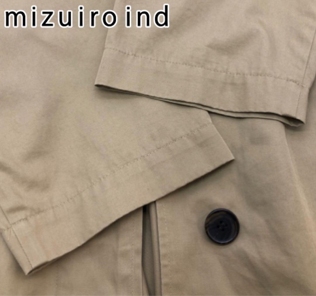 mizuiroind ミズイロインド ステンカラーコート バルマカーンコート