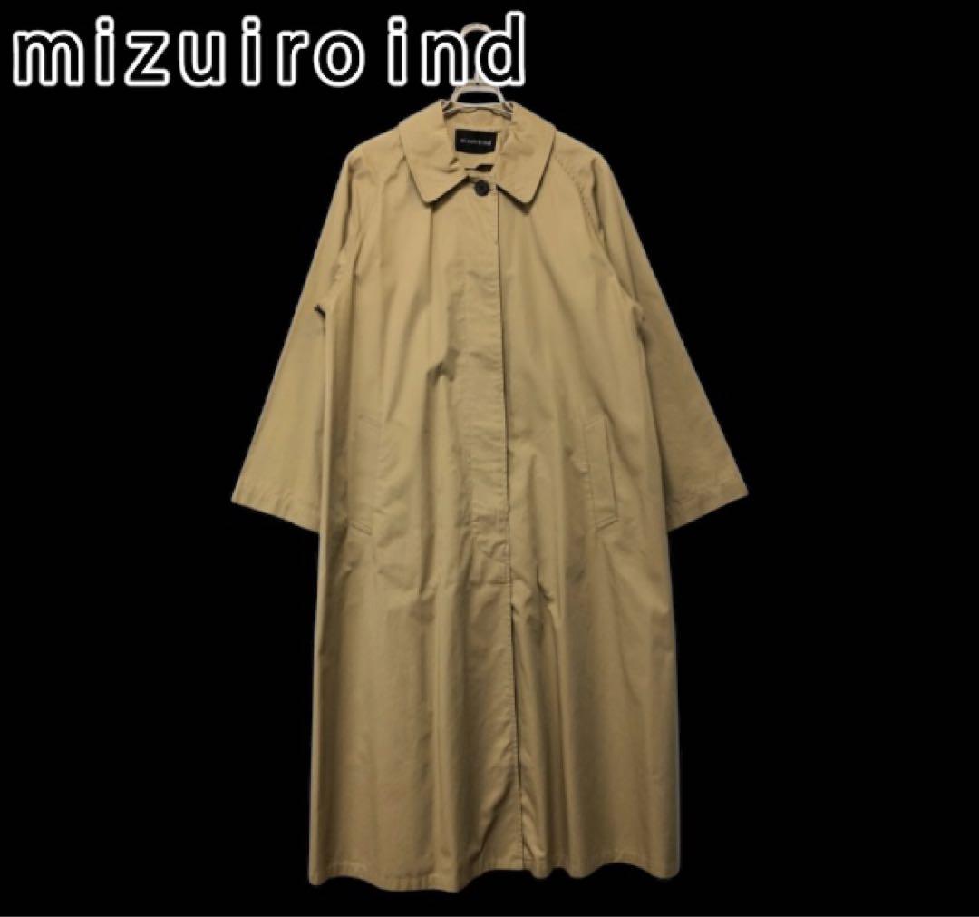 mizuiroind ミズイロインド ステンカラーコート バルマカーンコート