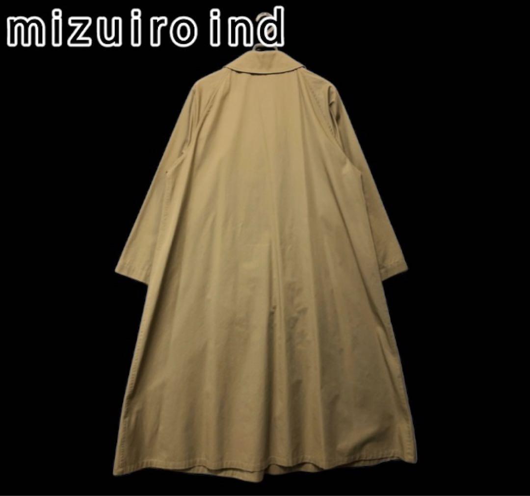 mizuiroind ミズイロインド ステンカラーコート バルマカーンコート