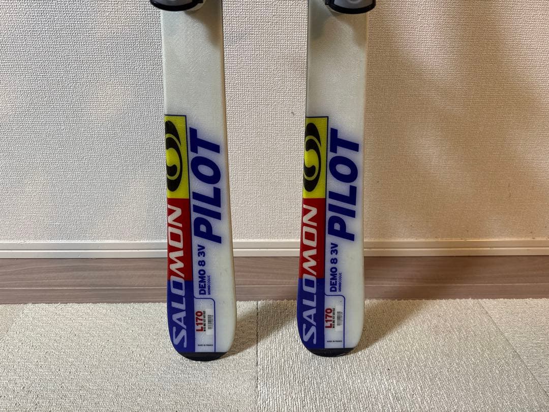 SALOMON サロモン　DEMO8 3V PILOT 170cm ストック付き