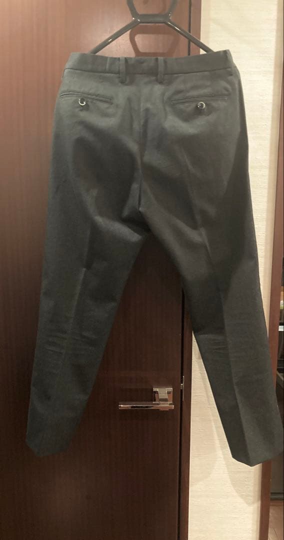 セール致します。solid コットンマナード　セットアップ　03　濃グレー