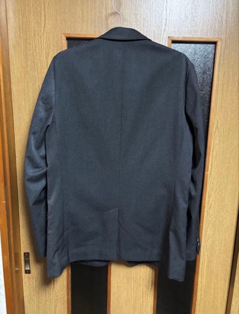 セール致します。solid コットンマナード　セットアップ　03　濃グレー