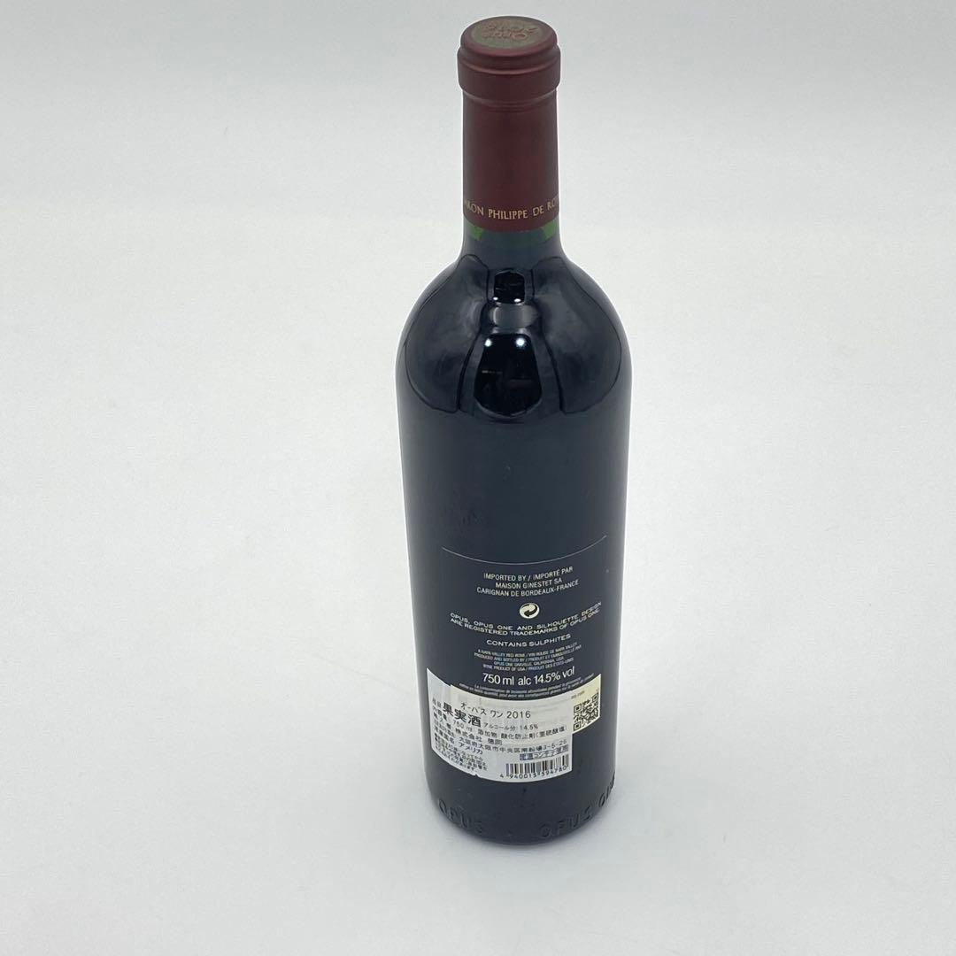 【未開栓】Opus One オーパスワン 2016 赤ワイン 750ml