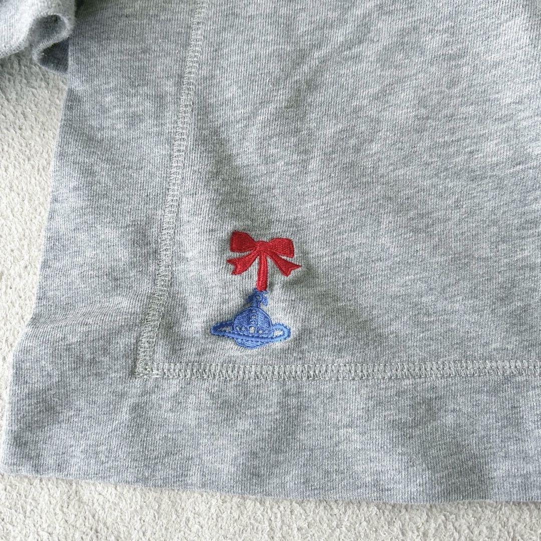 希少✨ヴィヴィアンウエストウッド ポンチョ ケープ　変形　オーブ　刺繍 グレー