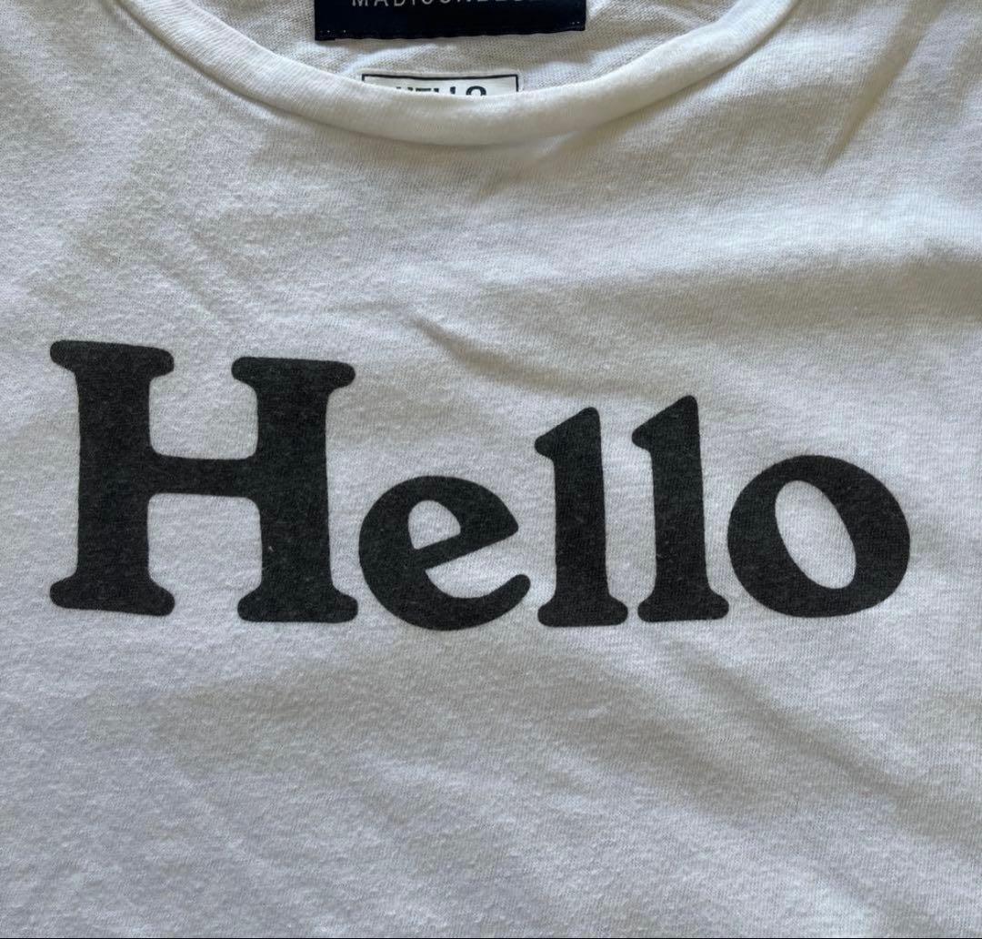 さおりん様　MADISONBLUE Hello Tシャツ 03 ホワイト