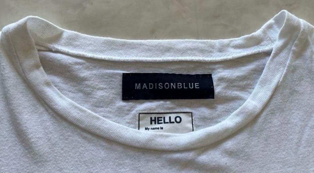 さおりん様　MADISONBLUE Hello Tシャツ 03 ホワイト