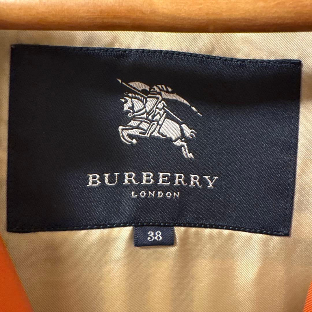 BURBERRY LONDON トレンチコート オレンジ 38