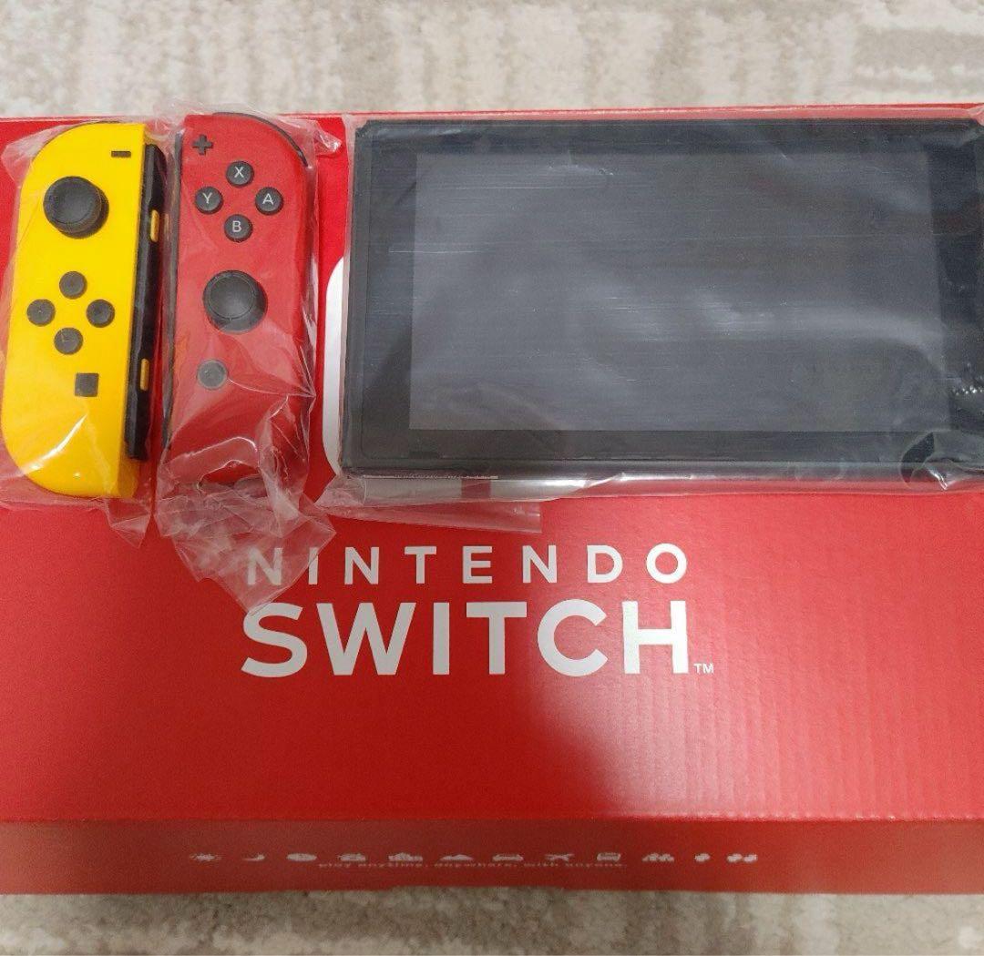 【ほぼ未使用】セールNintendo Switch 赤/黄色 Joy-Con