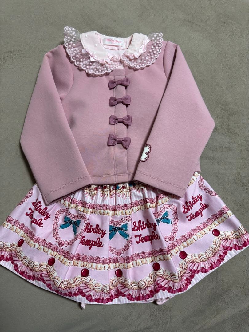 シャーリーテンプル スカパン ブラウス カーディガン 3点セット