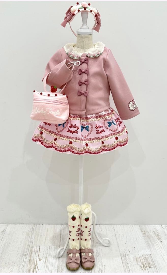 シャーリーテンプル スカパン ブラウス カーディガン 3点セット