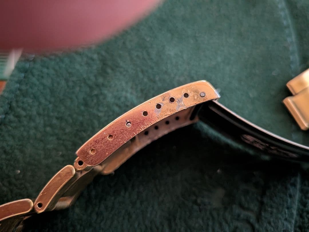 ロレックス 金属製 ゴールドブレスレット