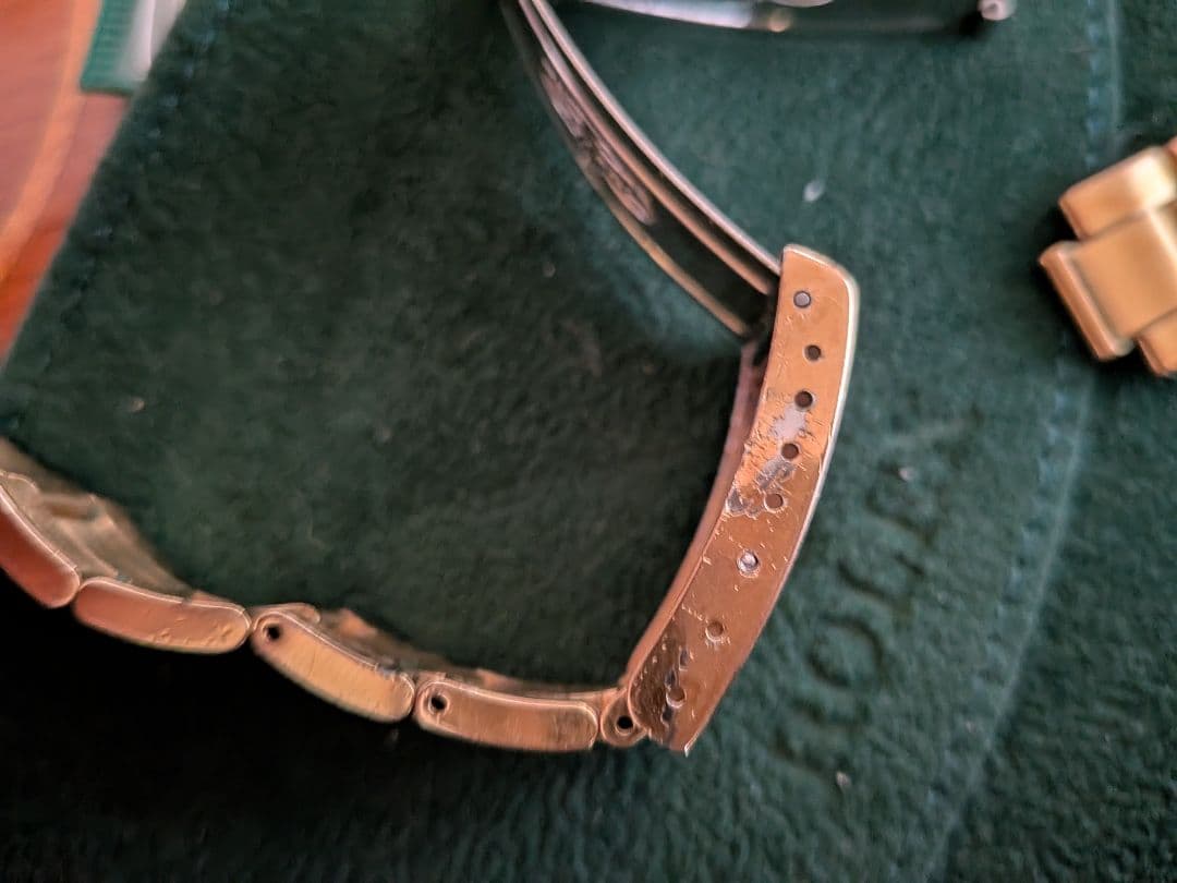 ロレックス 金属製 ゴールドブレスレット