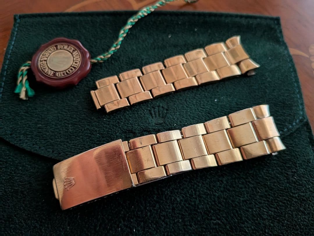 ロレックス 金属製 ゴールドブレスレット