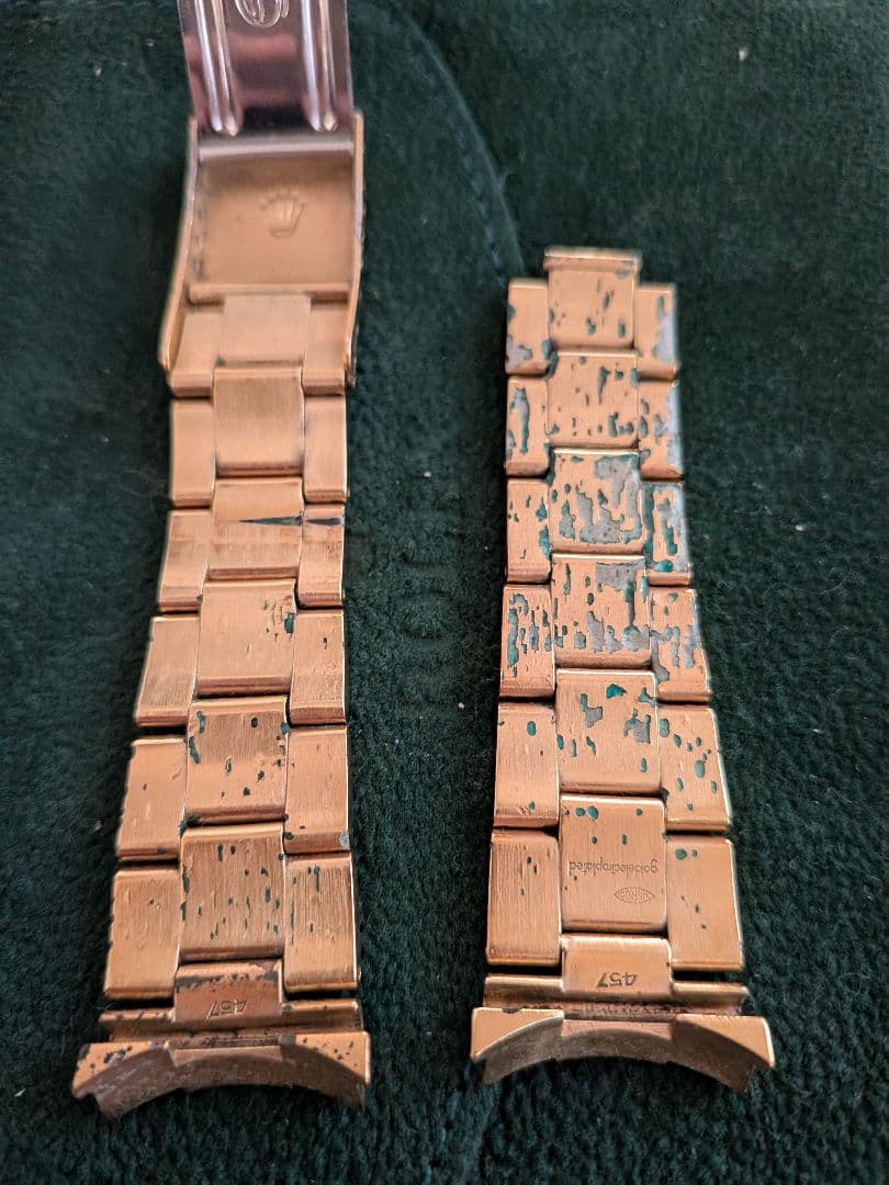 ロレックス 金属製 ゴールドブレスレット