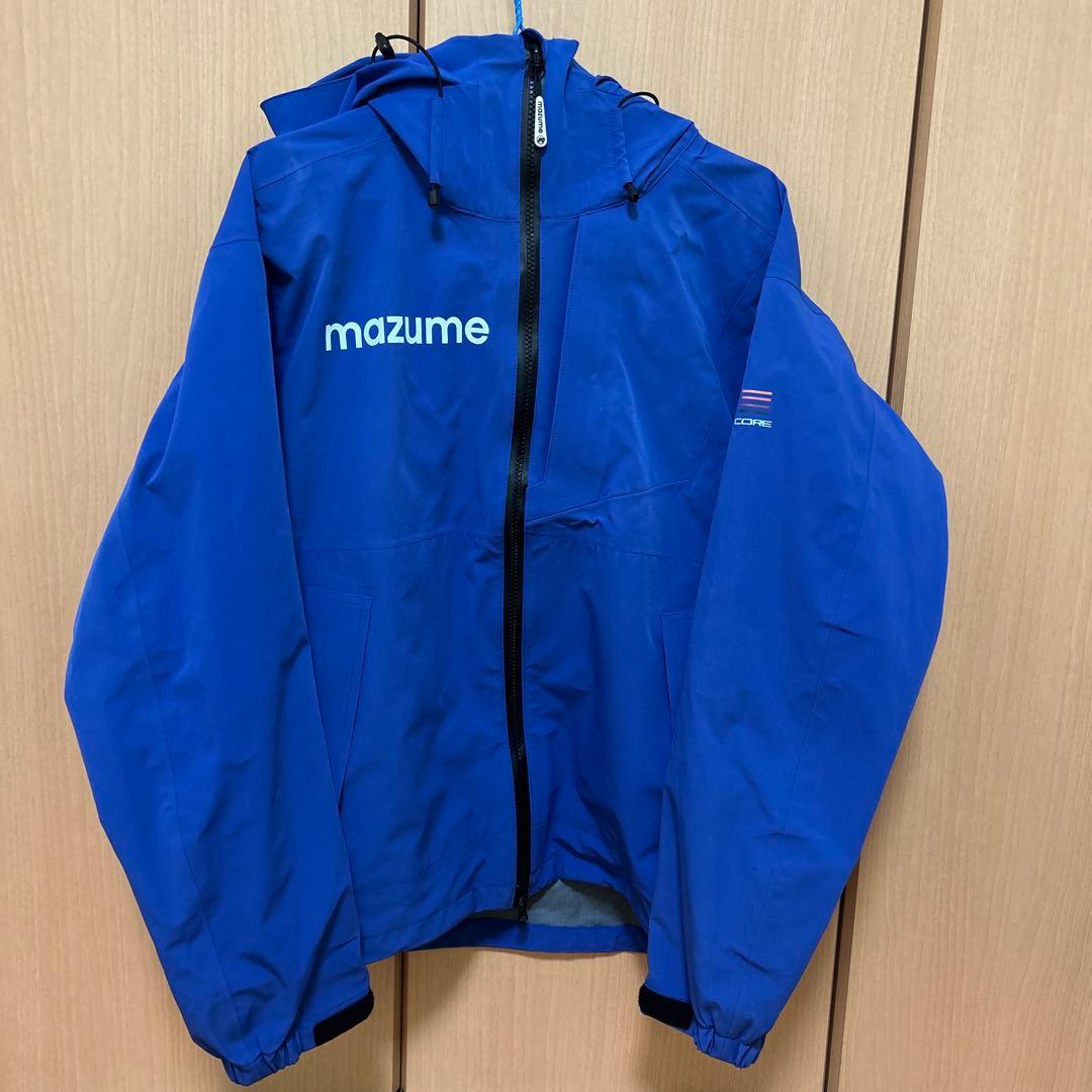 mazume マズメ レインジャケット 青　M