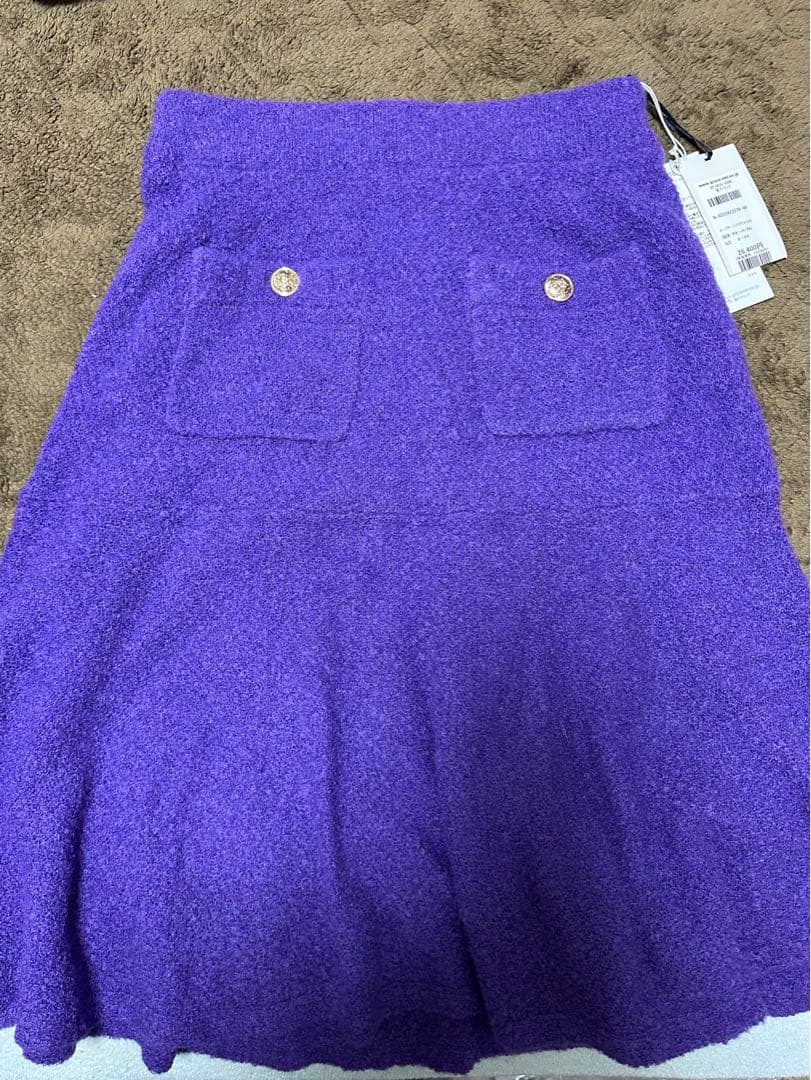 新品タグ付！グレースループヤーンカーデスカートセットアップ　ダイアグラム