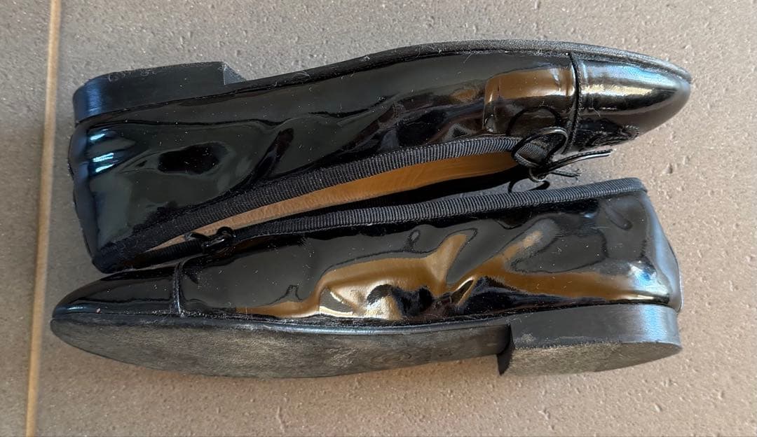 CHANEL シャネル バレリーナ バレエシューズ パテントレザー