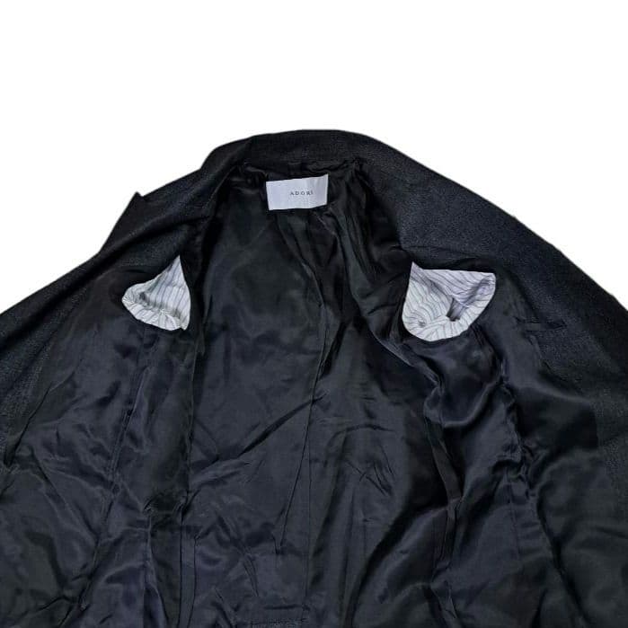 【美品】ADORE チェスターコート テーラーコート チャコールグレー